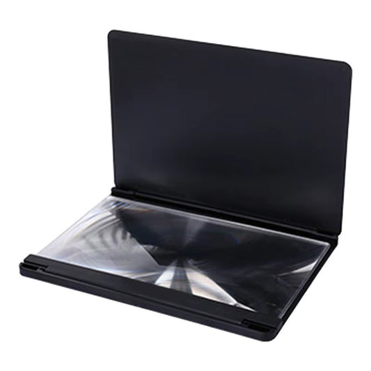 Screen Magnifier Amplifier Folding Mobile Phone Screen Magnifier Wood Grain Design Movie Video Phone Amplifier for Dormitory