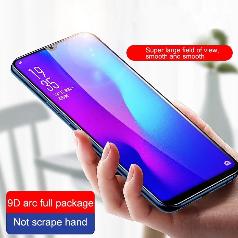 For Huawei Nova 5T 9D Full Glue Full Screen Tempered Glass Film