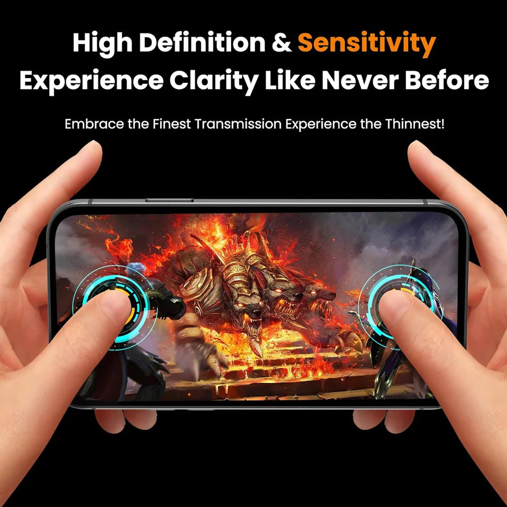 Premium Tempered Glass Screen Protector and Camera Lens Film for iPhone 11, 12, 13, 14, 15, 16, and 17 Pro Max
