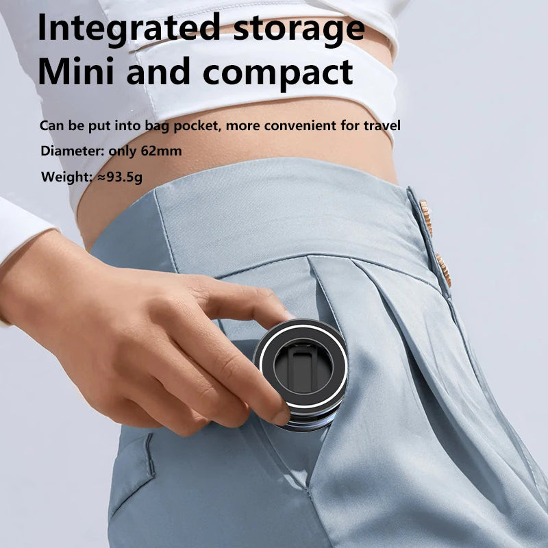 Xiaomi 360° Adjustable Magnetic Car Phone Holder with Suction Cup - Compact and Foldable Design